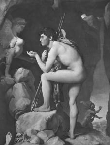 Oedipus Consulting the Sphinx.