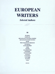 European Writers, ed. , v. 
