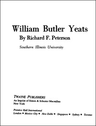 William Butler Yeats, ed. , v. 