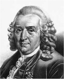 Carl Linnaeus, whose classification system for plants and animals revolutionized botany