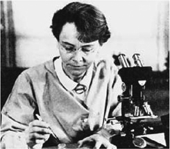 Barbara McClintock, the first woman to win an unshared Nobel Prize in physiology or medicine (Marjorie Bhavani, Cold Spring Harbor Laboratory Archives)