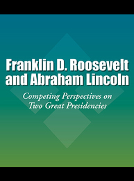 Franklin D. Roosevelt and Abraham Lincoln, ed. , v. 