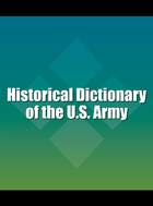 Historical Dictionary of the U.S. Army, ed. , v.  Cover