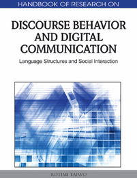 Handbook of Research on Discourse Behavior and Digital Communication, ed. , v. 