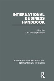 International Business Handbook, ed. , v. 