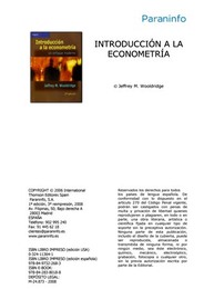 Introducción a la econometría, ed. 2, v. 