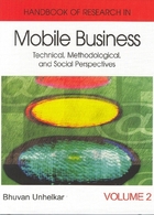 Handbook of Research in Mobile Business: Technical, Methodological, and Social Perspectives, ed. , v.  Cover