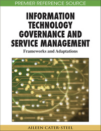 Information Technology Governance and Service Management, ed. , v. 