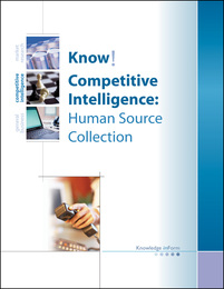 Know! Competitive Intelligence, ed. , v. 