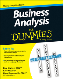 Business Analysis For Dummies®, ed. , v. 