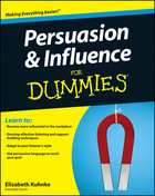 Persuasion & Influence For Dummies®, ed. , v.  Cover