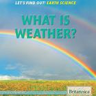 What Is Weather?, ed. , v.  Cover