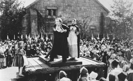 Lillian Gish and Lars Hanson in a scene from the 1926 film The Scarlet Letter