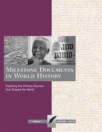 Milestone Documents in World History, ed. , v. 