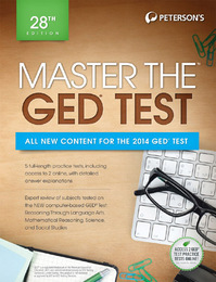 Peterson's Master the GED® Test 2014, ed. 28, v. 