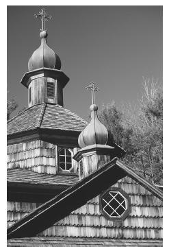 Exterior view of Ukrainian Catholic Church, Lexington, New York. ( Nik WheelerCORBIS)