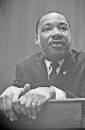 Civil rights activist Martin Luther King Jr. won major victories for African Americans when voting rights legislation passed in the mid-1960s. He is the only American private citizen to have a national holiday named after him.