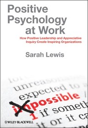 Positive Psychology at Work, ed. , v. 