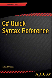 C# Quick Syntax Reference, ed. , v. 