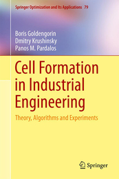 Cell Formation in Industrial Engineering, ed. , v. 