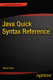 Java Quick Syntax Reference, ed. , v. 