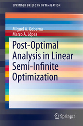 Post-Optimal Analysis in Linear Semi-Infinite Optimization, ed. , v. 