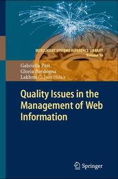 Quality Issues in the Management of Web Information, ed. , v. 