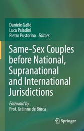 Same-Sex Couples before National, Supranational and International Jurisdictions, ed. , v. 