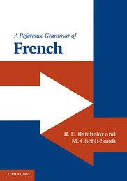 A Reference Grammar of French, ed. , v. 