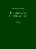 Reference Guide to Holocaust Literature, ed. , v. 