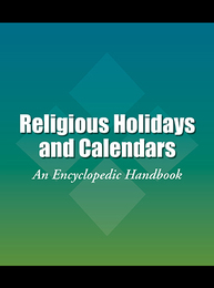Religious Holidays and Calendars, ed. 3, v. 