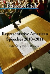 Representative American Speeches 2010-2011, ed. , v. 