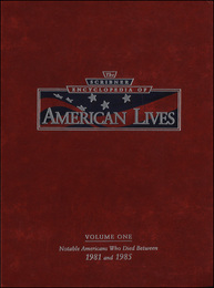 The Scribner Encyclopedia of American Lives, ed. , v. 1