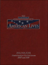 The Scribner Encyclopedia of American Lives, ed. , v. 5
