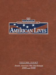 The Scribner Encyclopedia of American Lives, ed. , v. 8