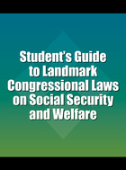 Student's Guide to Landmark Congressional Laws on Social Security and Welfare, ed. , v.  Cover