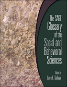 The SAGE Glossary of the Social and Behavioral Sciences, ed. , v. 