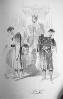King Henry, Scroop, Cambridge, and Grey, Act II, scene ii