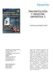 Traumatología y medicina deportiva, ed. 3, v. 