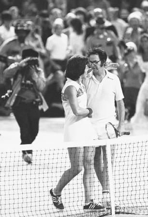 The Battle of the Sexes tennis match between Billie Jean King and Bobby Riggs was broadcast to 50 million people in 36 countries.