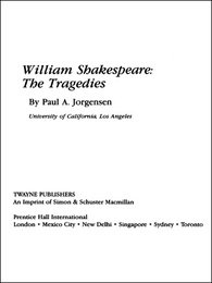 William Shakespeare: The Tragedies, ed. , v. 