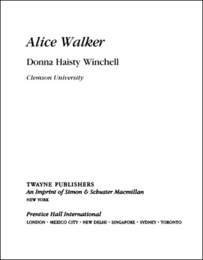 Alice Walker, ed. , v. 