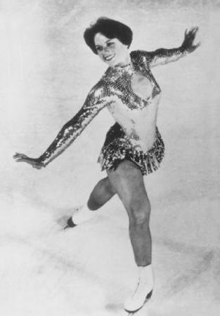 American figure skater Dorothy Hamill became a national sensation after winning the gold medal during the 1976 Winter Olympics. Reproduced by permission of Archive Photos, Inc.
