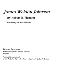 James Weldon Johnson, ed. , v. 