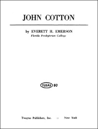 John Cotton, ed. , v. 