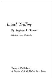 Lionel Trilling, ed. , v. 