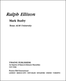 Ralph Ellison, ed. , v. 