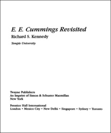 E.E. Cummings Revisited, ed. , v. 