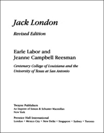 Jack London, Rev. ed., ed. , v. 