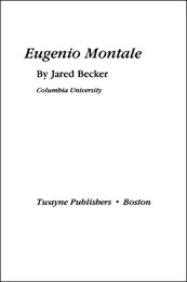 Eugenio Montale, ed. , v. 
